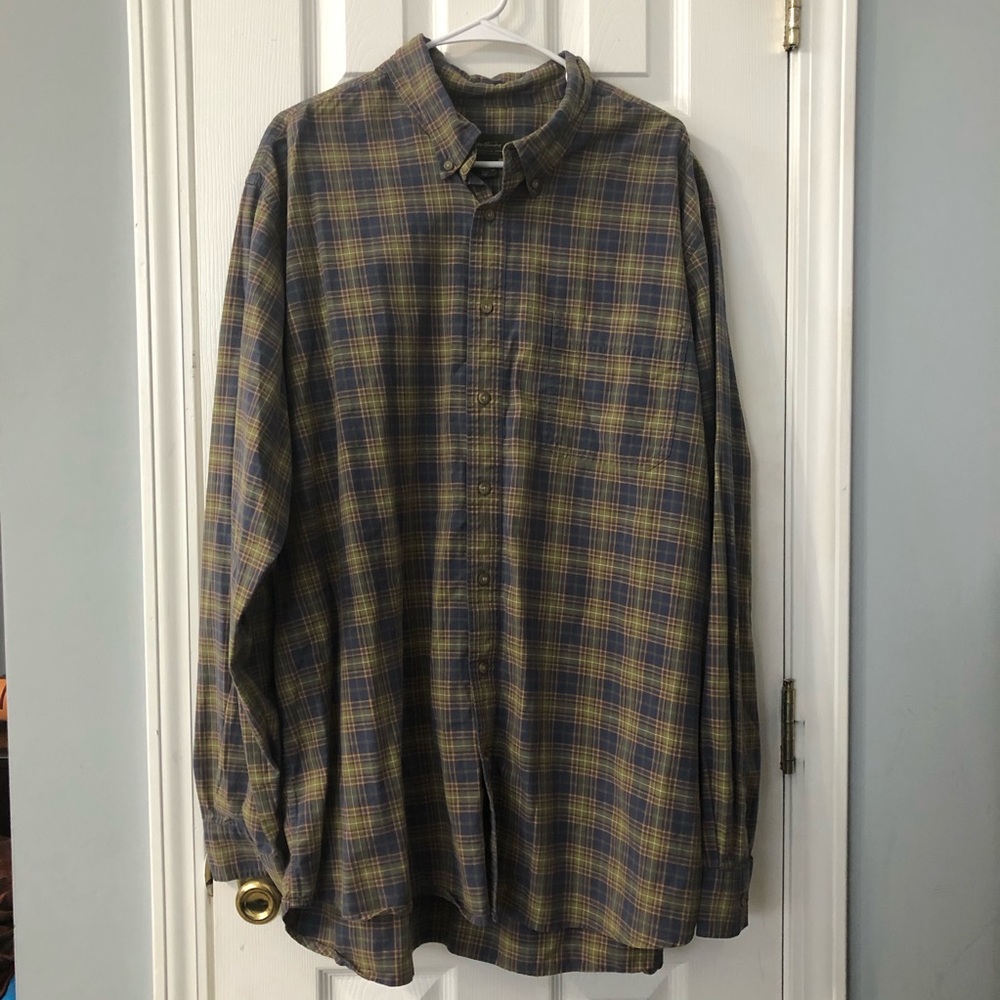 Eddie Bauer Plaid Button Down